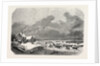 Sweden. Trotting Race on a Lake in Sweden, Engraving 1855 by Anonymous