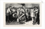 Types and Faces of the Eastern Army. Prologue. Dinner on Board. 1855 by Anonymous