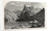 Swiss School. Lake Lucerne, Engraving 1855 by Anonymous
