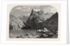 Swiss School. Lake Lucerne, Engraving 1855 by Anonymous