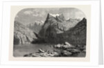 Swiss School. Lake Lucerne, Engraving 1855 by Anonymous