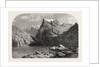 Swiss School. Lake Lucerne, Engraving 1855 by Anonymous