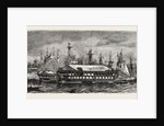 Pontoons, Barrack for Russian Prisoners Injured in the Port of Constantinople (Istanbul), 1855 by Anonymous