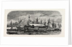 Pontoons, Barrack for Russian Prisoners Injured in the Port of Constantinople (Istanbul), 1855 by Anonymous