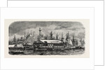 Pontoons, Barrack for Russian Prisoners Injured in the Port of Constantinople (Istanbul), 1855 by Anonymous