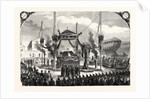 Receiving Remains of Admiral Bruat on the Port of Toulon, France, 1855 by Anonymous
