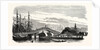 Passage of the Steamer Le Cygne Under the Galata Bridge in Constantinople (Istanbul), 1855 by Anonymous