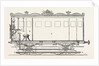 Telegraph Locomotives. Vertical Section of the Telegraph Wagon, 1855 by Anonymous