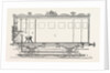 Telegraph Locomotives. Vertical Section of the Telegraph Wagon, 1855 by Anonymous