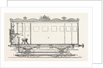 Telegraph Locomotives. Vertical Section of the Telegraph Wagon, 1855 by Anonymous