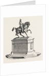 Equestrian Statue of Francis I to the Court of the Louvre, 1855 by Anonymous