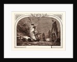 Battle Off Cabarela Point, (Admiral Sir J. Saumarez), July 12th, 1801. Destruction of the Rea Carlos and San Hermenegildo. James Saumarez, 1st Baron De Saumarez (1757 1836), Admiral of the Royal Navy. by Anonymous