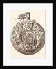 Curiously Carved Ivory Powder Flask by Anonymous