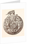Curiously Carved Ivory Powder Flask by Anonymous