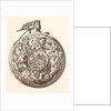 Curiously Carved Ivory Powder Flask by Anonymous