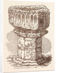 October 13th, St. Edward the Confessor's Day: The Confessor's Font, from Islip by Anonymous
