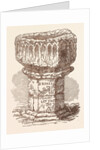 October 13th, St. Edward the Confessor's Day: The Confessor's Font, from Islip by Anonymous