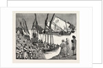 Departure of the Mudir's Troops from Dongola for Ambukol from a Sketch by Mr. F. Villiers, Our Special Artist with the Nile Expedition by Anonymous