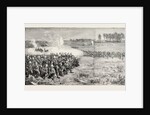 The Nile Expedition a Sham Fight Between the Camel Corps and the Royal Sussex Regiment from a Sketch by a Military Officer by Anonymous