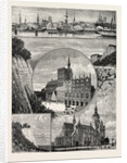 Stralsund from the Harbour. The Zerkluftete Wand, Rugen by Anonymous