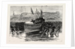 The Launch of a New Lifeboat at Cullercoats Northumberland by Anonymous