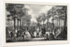 The Boulevards of Paris in the 18th Century, France by Anonymous