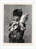 Lady and Pigeons by Anonymous