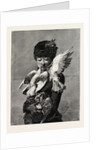 Lady and Pigeons by Anonymous