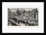 Arrival of the Procession at Chislehurst, UK, the Funeral of Prince Louis Napoleon by Anonymous