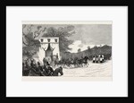 The Procession Leaving Camden House for St. Mary's Church, the Funeral of Prince Louis Napoleon by Anonymous