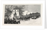 The Procession Leaving Camden House for St. Mary's Church, the Funeral of Prince Louis Napoleon by Anonymous