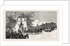 The Procession Leaving Camden House for St. Mary's Church, the Funeral of Prince Louis Napoleon by Anonymous