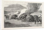 Lancers Burning Zulu Kraals, Upoko River, the Zulu War by Anonymous