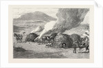 Lancers Burning Zulu Kraals, Upoko River, the Zulu War by Anonymous