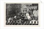 General Sir F Wood's Welcome Home at Belhus, Essex, Reading the Address at the Park Gates by Anonymous