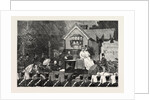 General Sir F Wood's Welcome Home at Belhus, Essex, Reading the Address at the Park Gates by Anonymous