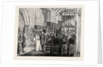 The Wedding of Prince Oscar of Sweden and Norway with Miss Munck at St Stephen's Church, Bornemouth by Anonymous