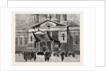 The Funeral of the Late Emperor William at Berlin the Procession Leaving the Cathedral, Germany by Anonymous