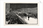 The Removal of the Late Emperor's Body from the Palace to the Cathedral, the Death of the Late Emperor William, Germany by Anonymous