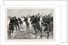 Dutch Soldiers Drilling on the Ice on the Amstel, Holland, the Netherlands by Anonymous