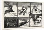Snow Storm in the North of England, Snow-Plough Clearing the Drift after the Workmen Have Lightened It by Anonymous