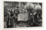 Easter Services in South Russia, Kissing the Body of Christ by Anonymous