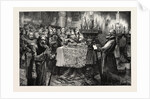 Easter Services in South Russia, Kissing the Body of Christ by Anonymous