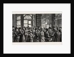 The Run on the National Penny Bank, Strutton Ground, Westminster Depositors Claiming Their Money by Anonymous