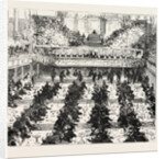The Banquet in the Town. Hall Mr. Chamberlain Speaking, Birmingham by Anonymous