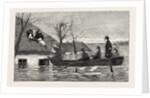 Rescuing a Family from the Roof of Their House, Mogila, Galicia, Spain by Anonymous