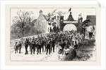 The Procession Entering the Village, Golden Wedding of Lord and Lady Cranbrook at Hemsted Park, Kent by Anonymous