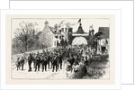 The Procession Entering the Village, Golden Wedding of Lord and Lady Cranbrook at Hemsted Park, Kent by Anonymous