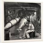 Torpedo Gun Boat, Dynamo Room in the Fore Part of the Vessel by Anonymous