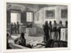 The Queen at Florence, Italy, the Chapel of the Misericordia Brothers of Mercy Assembling for Their Duties by Anonymous